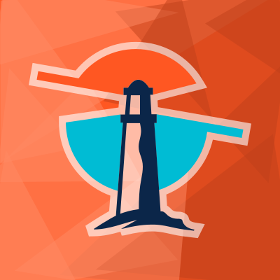 LinkedIn Logo mit Orange-Hintergrund