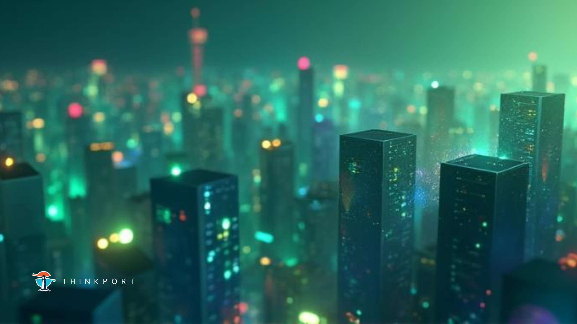 Thinkport Teams Hintergrund – City